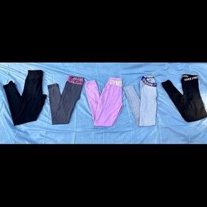 Bundle of 5 pairs of leggings